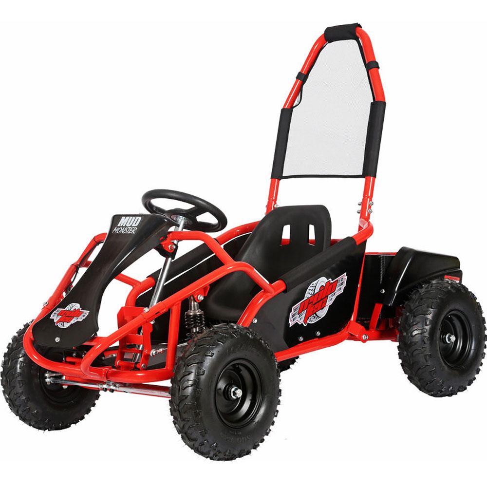 mototec mud monster 48v/12ah 1000w full suspension electric go kart mt gk mud 1000w