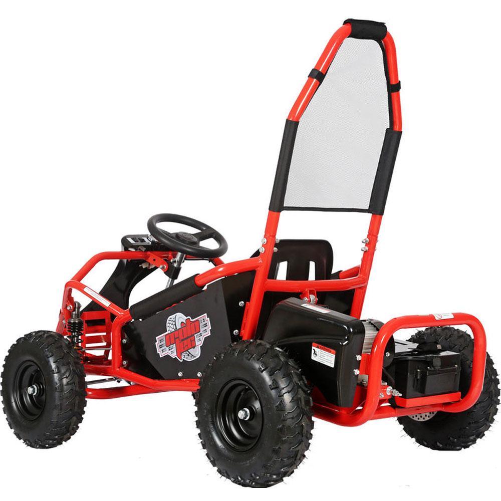 mototec mud monster 48v/12ah 1000w full suspension electric go kart mt gk mud 1000w