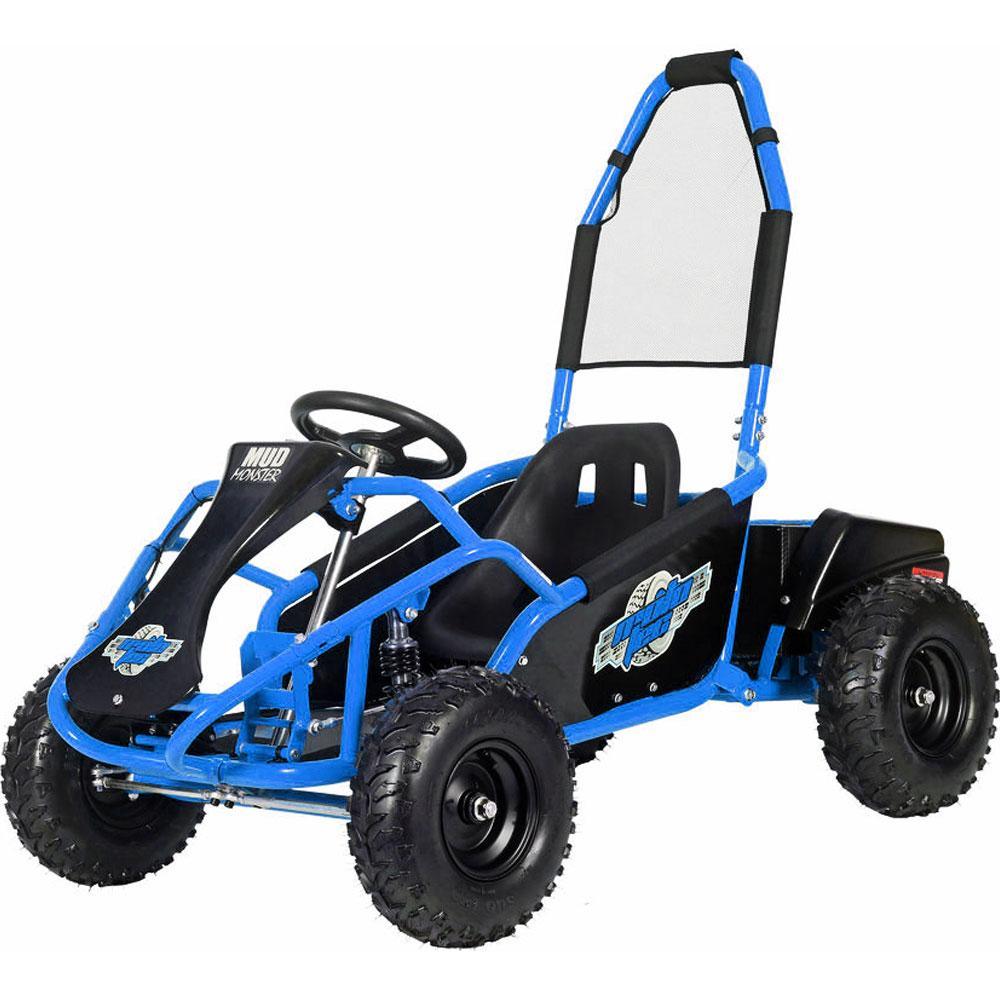 mototec mud monster 48v/12ah 1000w full suspension electric go kart mt gk mud 1000w