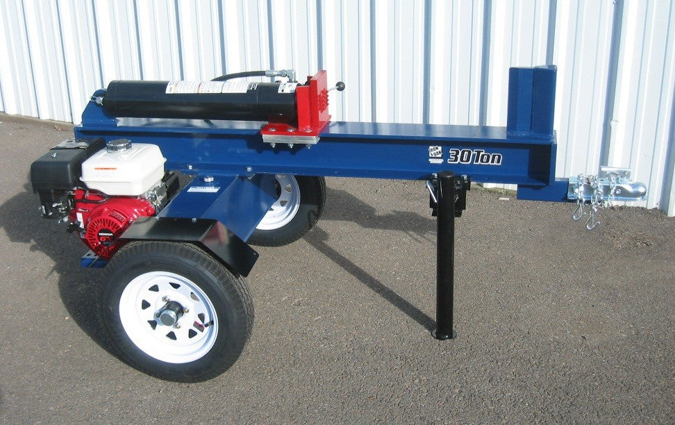 iron and oak 30 ton horizontal log splitter (bhh3013gx)