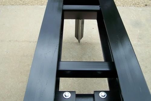 24 ton twin beam upside down skid steer log splitter (tb424)