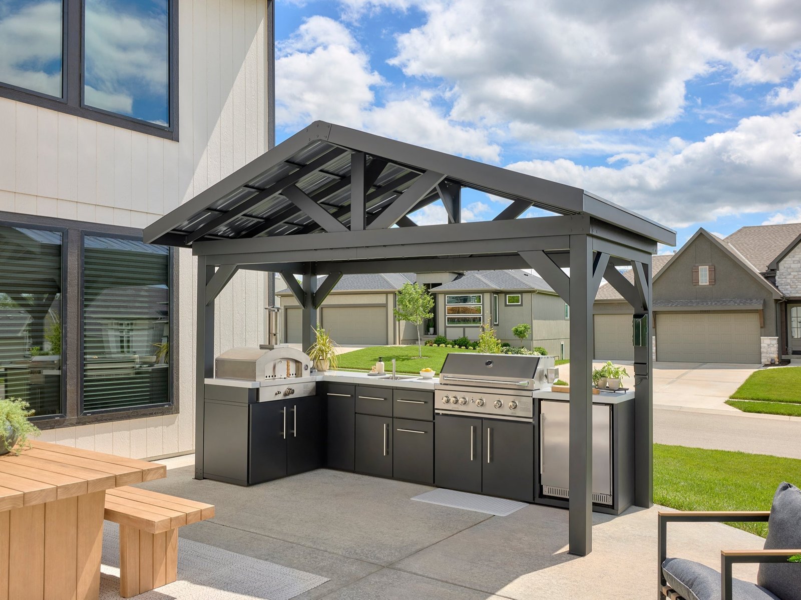 lancaster l shape outdoor kitchen lancaster l shape outdoor kitchen