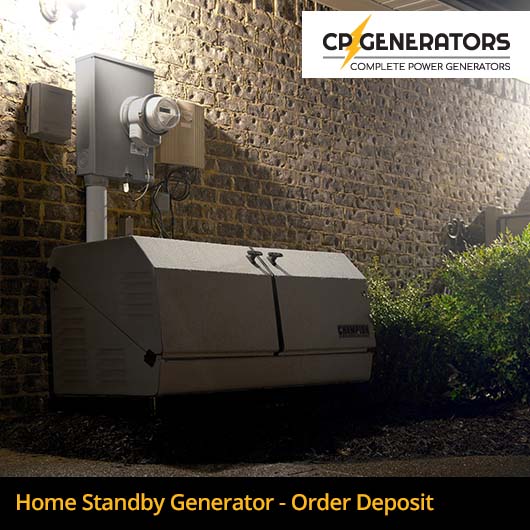 champion 8.5 kw home standby generator with 50 amp indoor rated switch (us & ca)