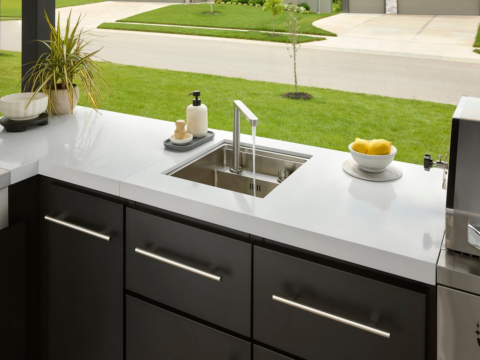 lancaster l shape outdoor kitchen lancaster l shape outdoor kitchen