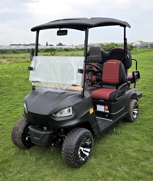 48v electric golf cart 4 seater renegade x edition utility golf utv – black