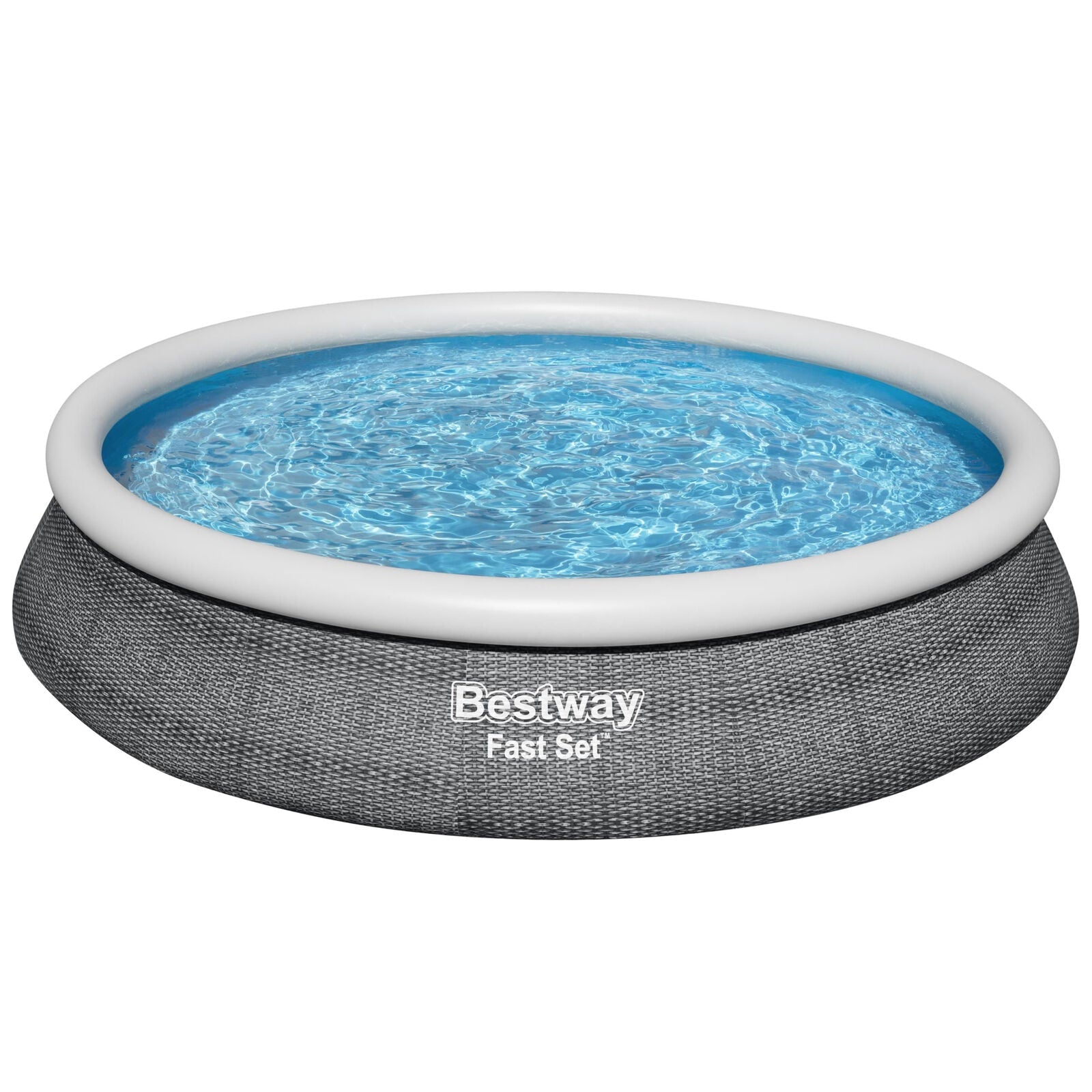 bestway fast set 15’x33″ round inflatable outdoor above ground swimming pool set bestway fast set 15’x33″ round inflatable outdoor above ground swimming pool set