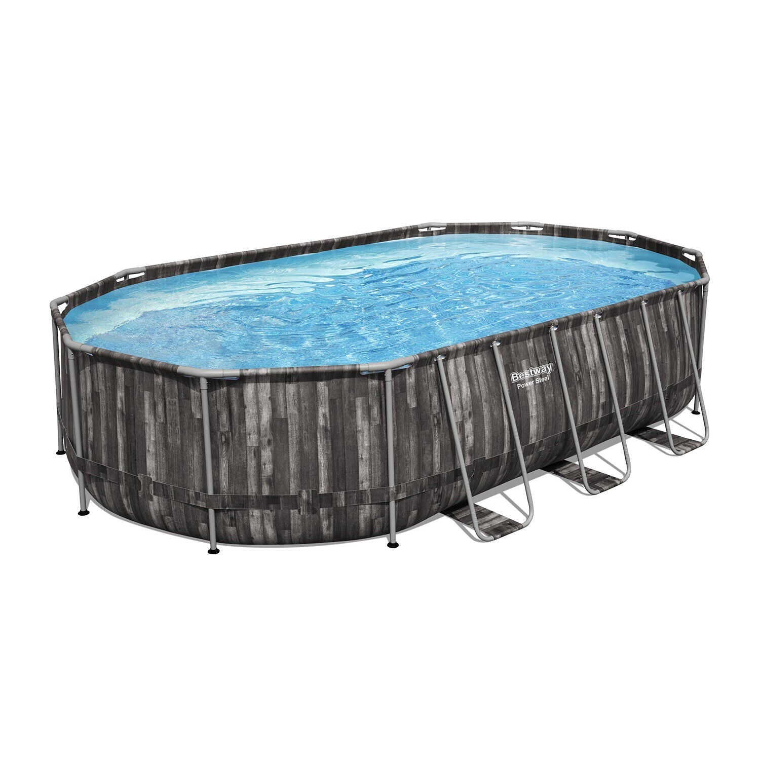 bestway power steel 20′ x 12′ x 48″ oval above ground outdoor swimming pool set bestway power steel 20′ x 12′ x 48″ oval above ground outdoor swimming pool set