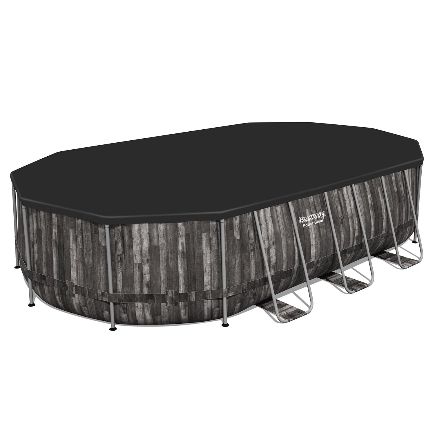 bestway power steel 20′ x 12′ x 48″ oval above ground outdoor swimming pool set bestway power steel 20′ x 12′ x 48″ oval above ground outdoor swimming pool set