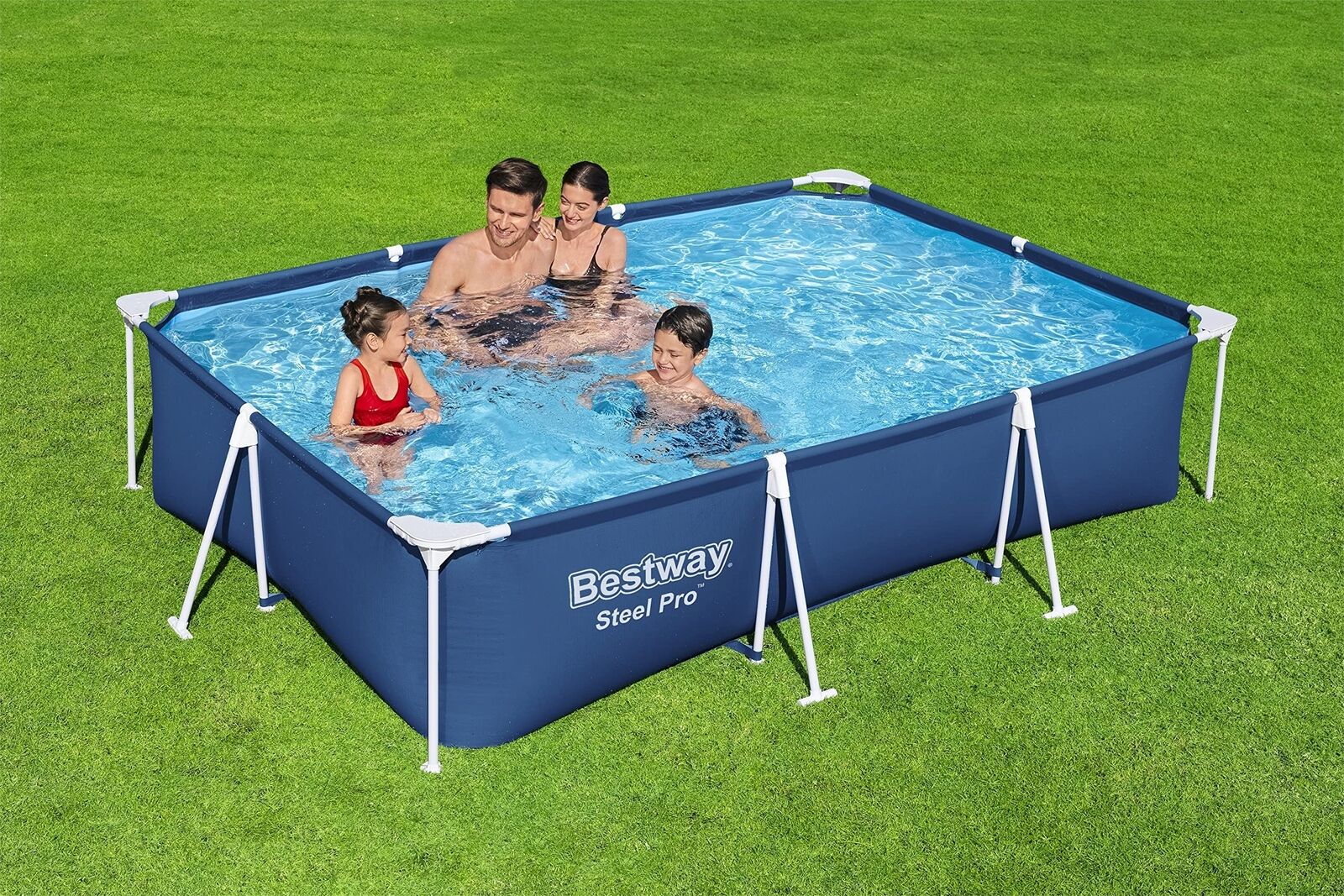 bestway steel pro 118 inch x 79 inch x 26 inch rectangular metal frame bestway steel pro 118 inch x 79 inch x 26 inch rectangular metal frame