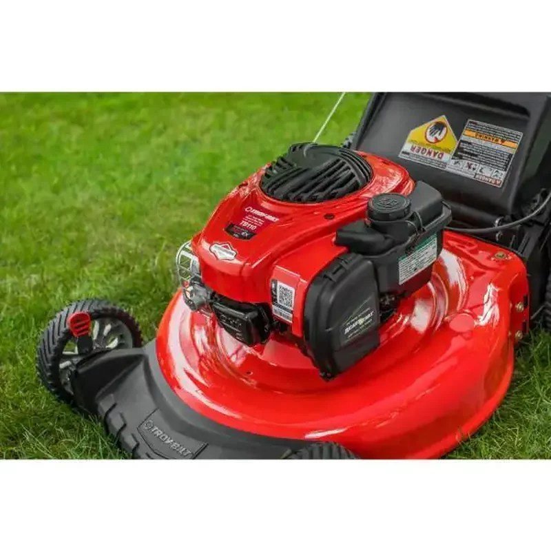 21in. 140cc briggs & stratton self propelled gas lawn mower with mulching kit included