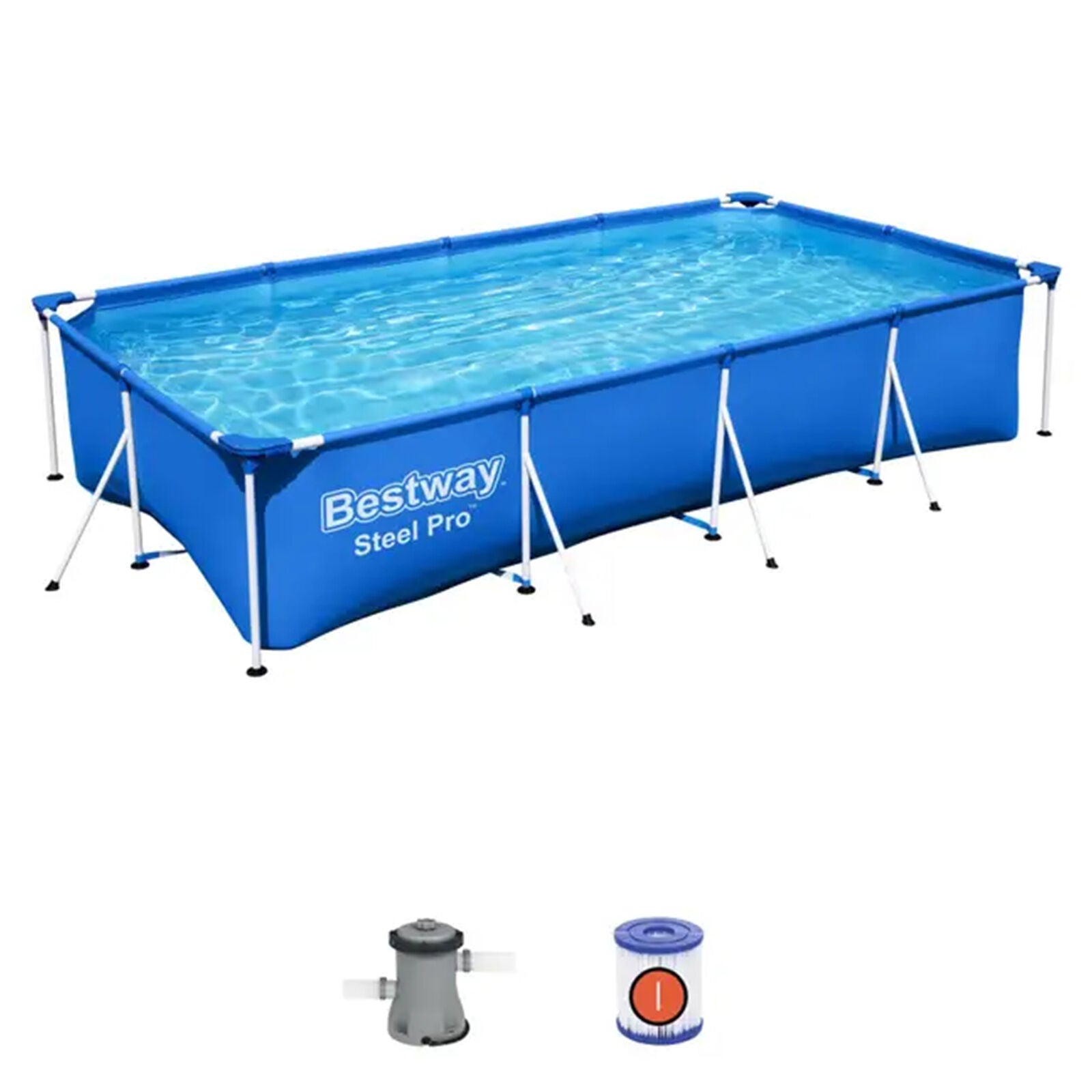 bestway steel pro 13′ x 7′ x 32″ rectangular above ground outdoor swimming pool bestway steel pro 13′ x 7′ x 32″ rectangular above ground outdoor swimming pool