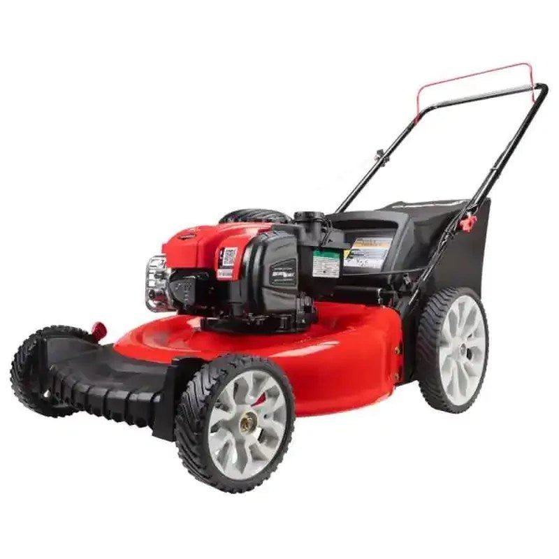 21in. 140cc briggs & stratton self propelled gas lawn mower with mulching kit included