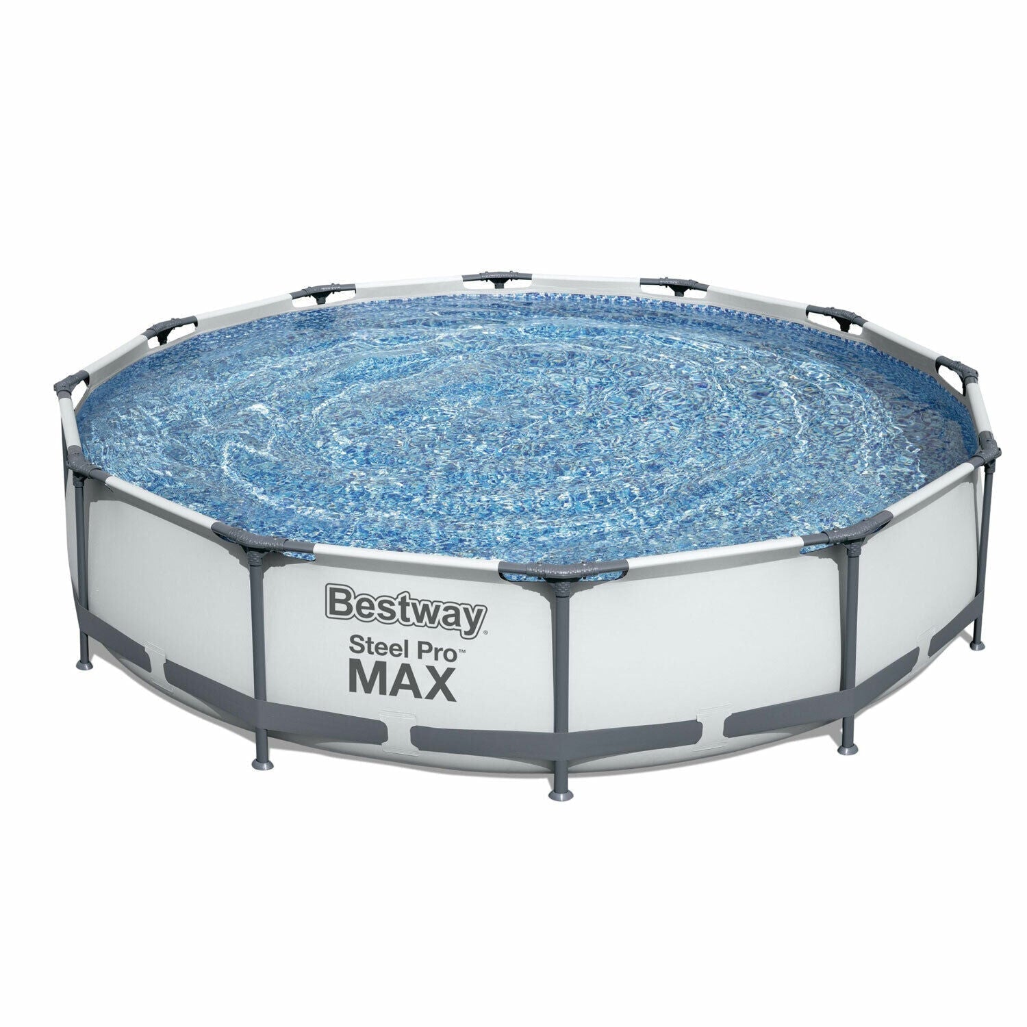 bestway steel pro max 12′ x 30″ frame above ground pool set bestway steel pro max 12′ x 30″ frame above ground pool set