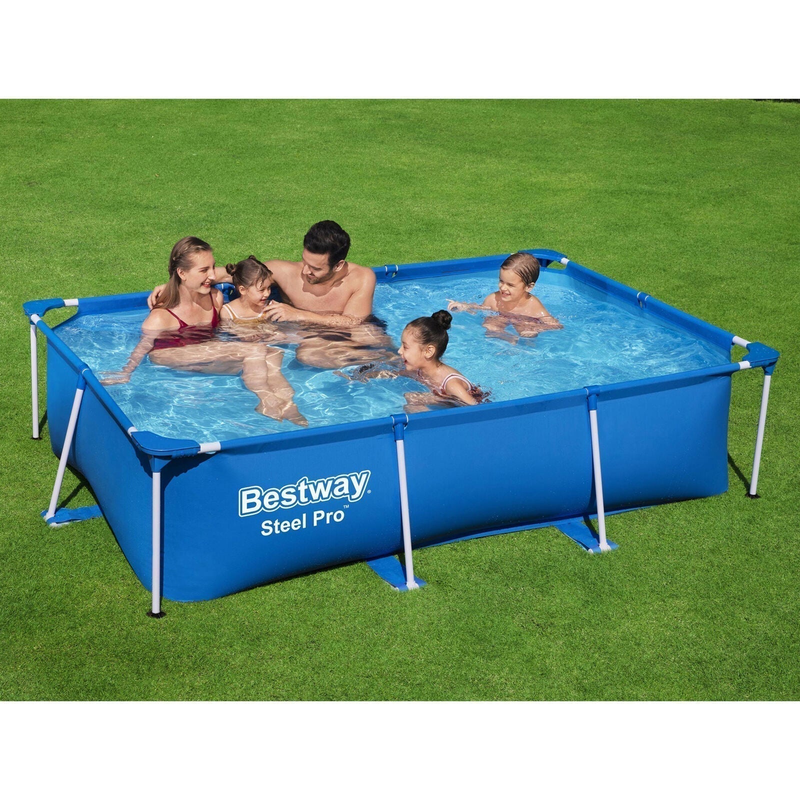 bestway steel pro 8.5’x67″x24″ rectangular above ground outdoor swimming pool bestway steel pro 8.5’x67″x24″ rectangular above ground outdoor swimming pool