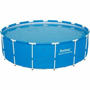 bestway 15ft x 48in steel pro frame above ground pool w/cartridge filter pump