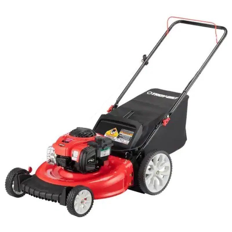 21in. 140cc briggs & stratton self propelled gas lawn mower with mulching kit included