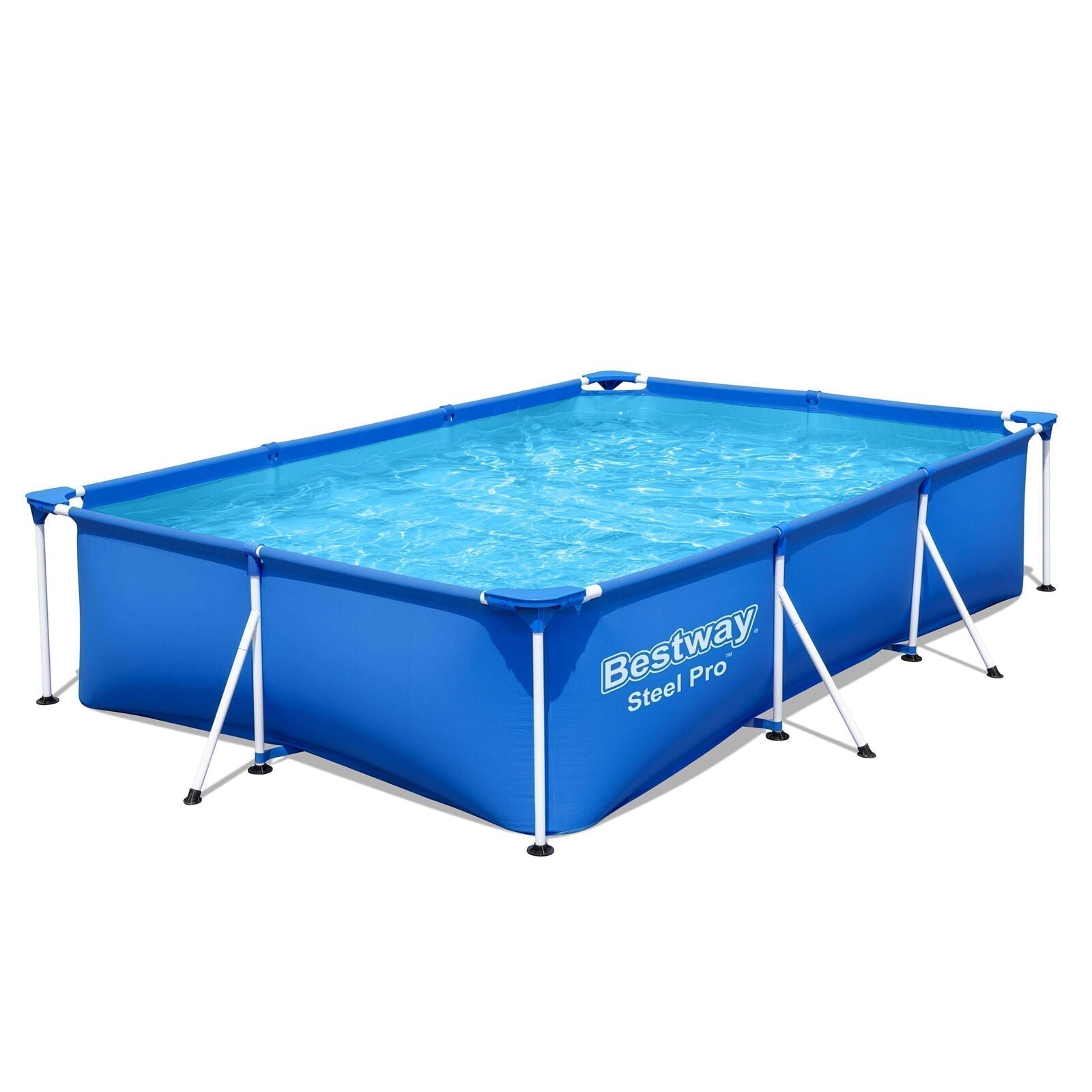 bestway steel pro 9.8′ x 6.6′ x 26″ rectangular above ground swimming pool set bestway steel pro 9.8′ x 6.6′ x 26″ rectangular above ground swimming pool set