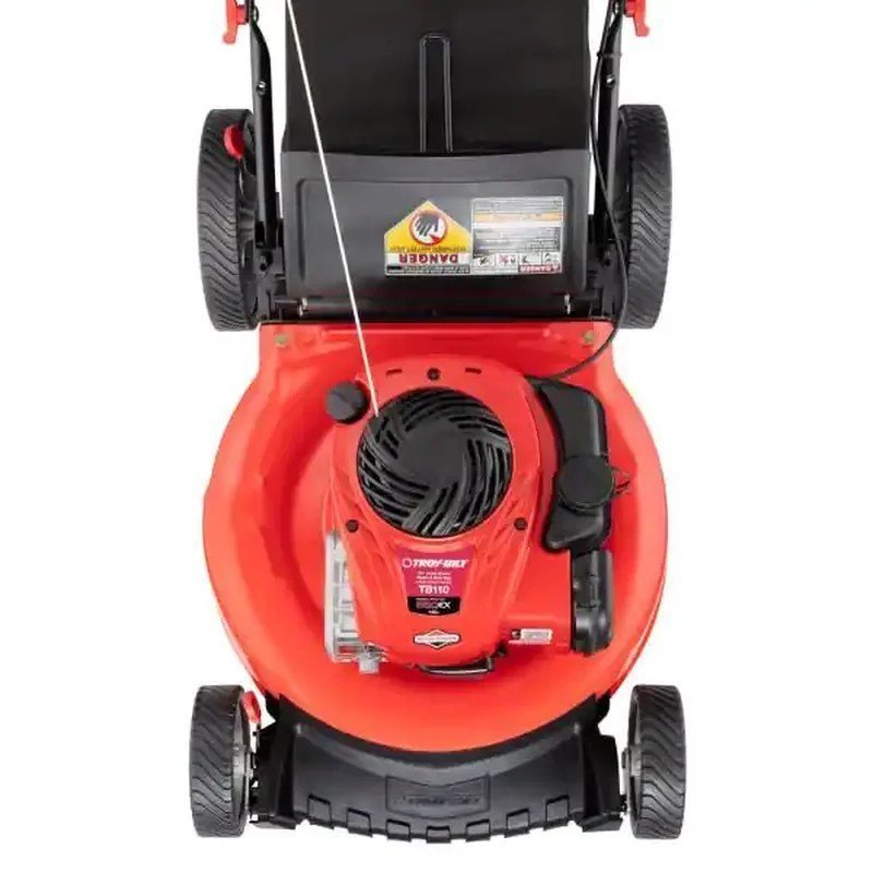21in. 140cc briggs & stratton self propelled gas lawn mower with mulching kit included