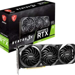 msi geforce rtx 3060 ventus 3x oc graphics card