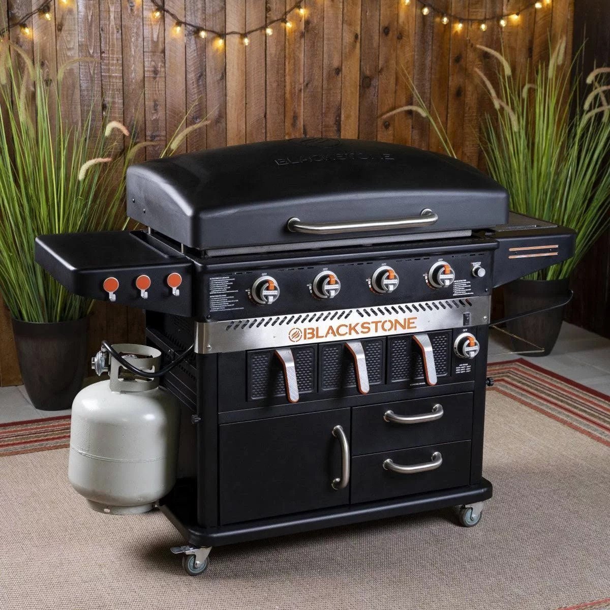blackstone 1923 36 inch 4 burner griddle with air fryer – black blackstone 1923 36 inch 4 burner griddle with air fryer – black