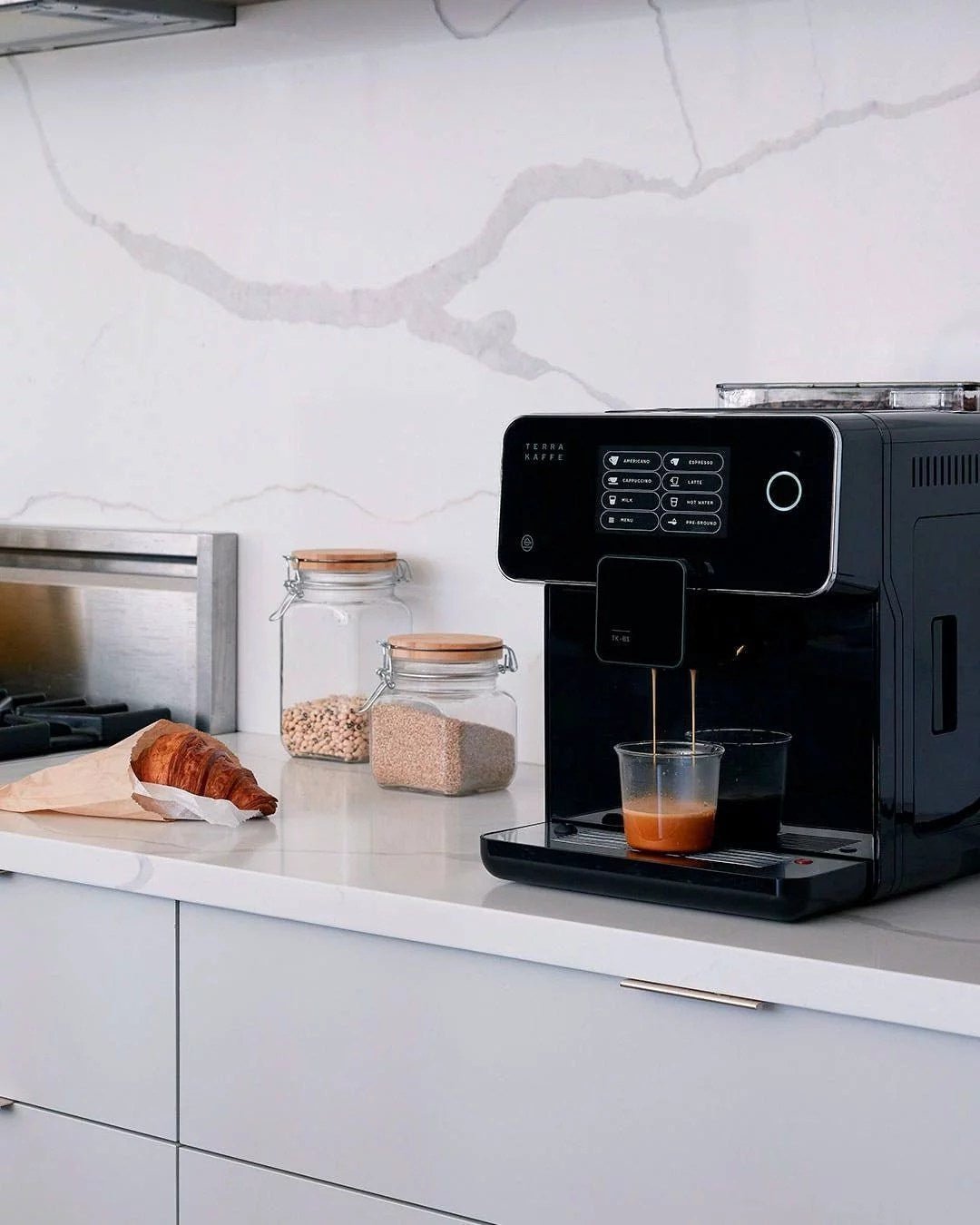 terra kaffe tk 01 espresso machine – black terra kaffe tk 01 espresso machine – black