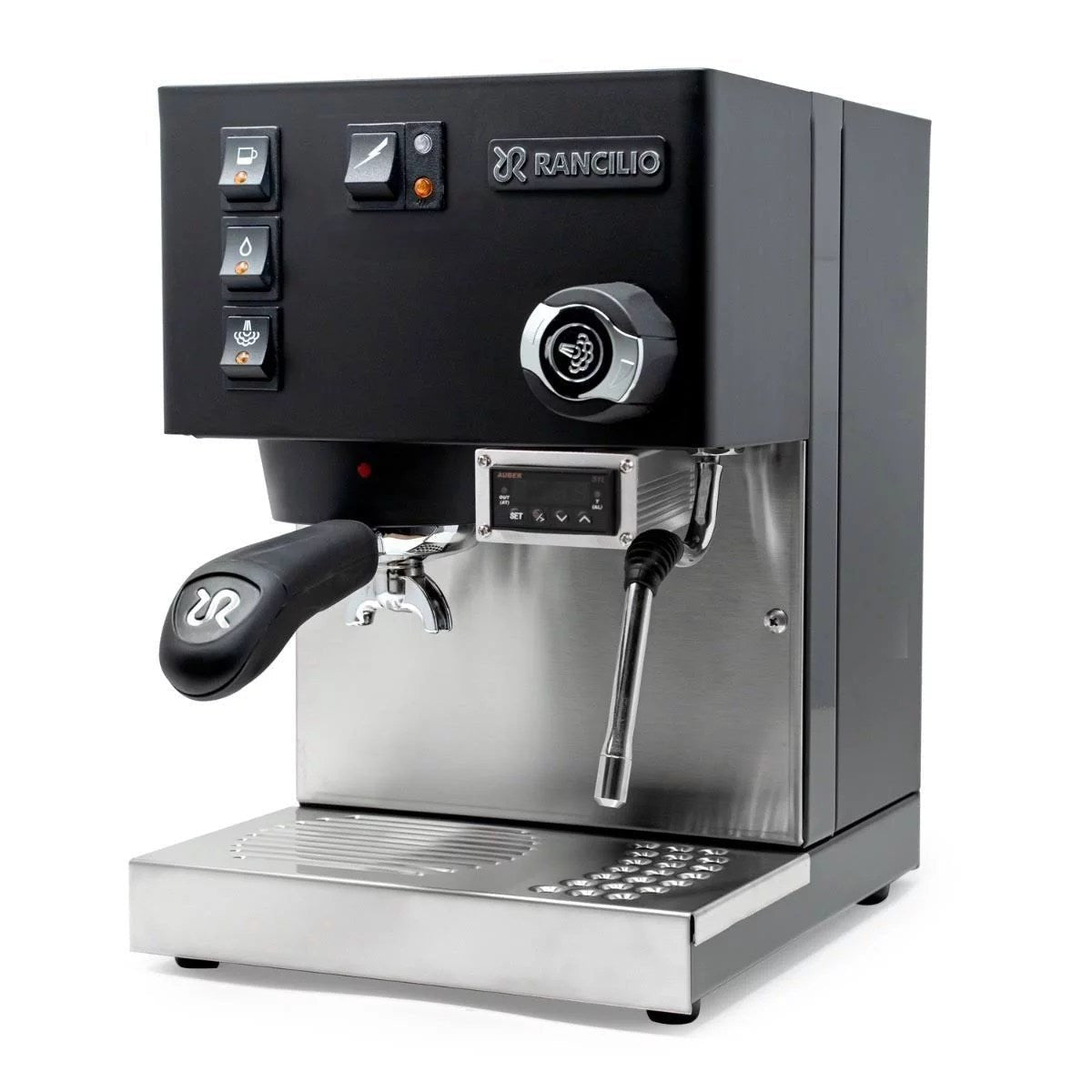rancilio silvia espresso machine w/ pid installed, black rancilio silvia espresso machine w/ pid installed, black