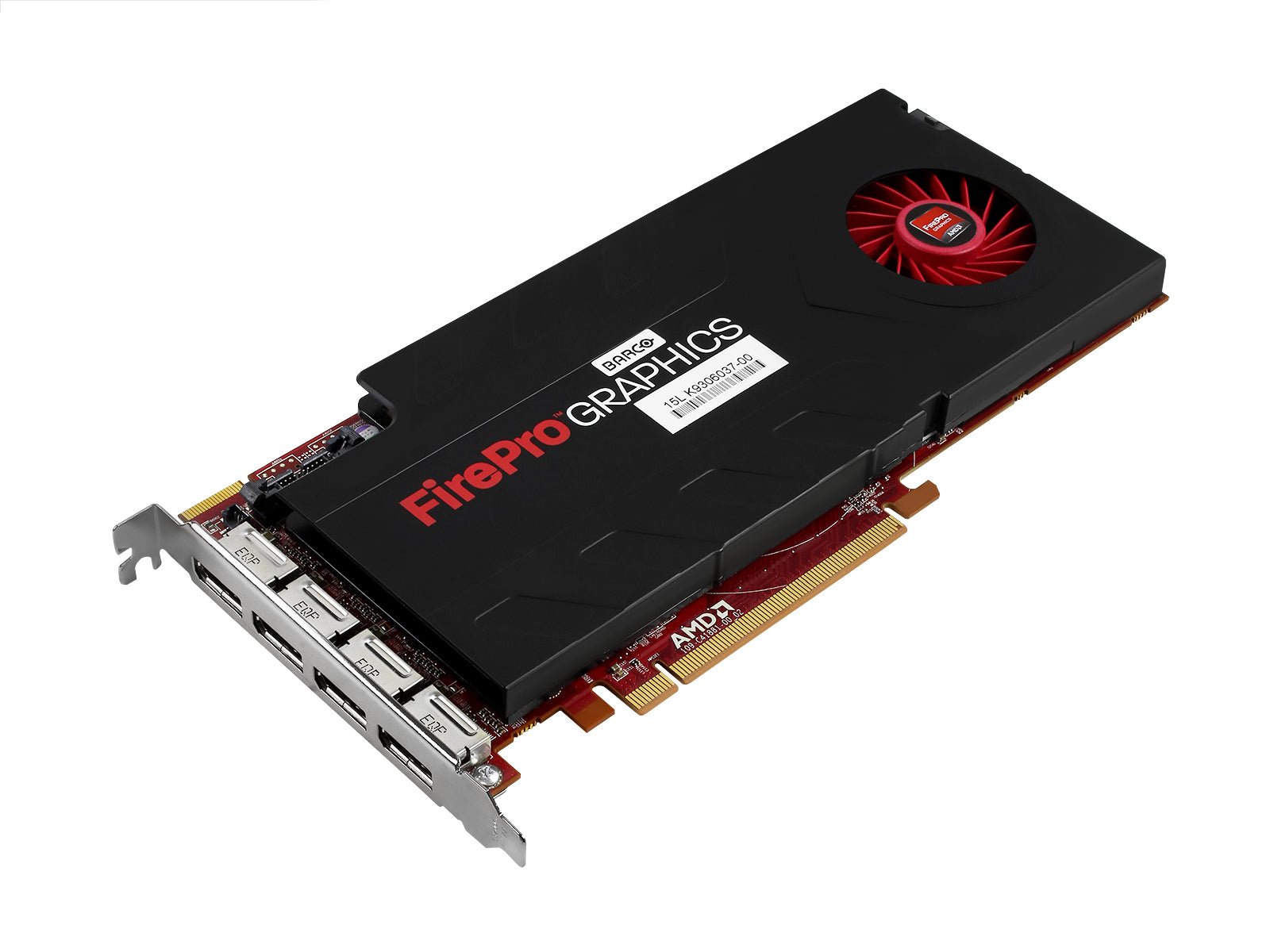 barco mxrt 7500 4gb 4dp quad head graphic card (k9306037)