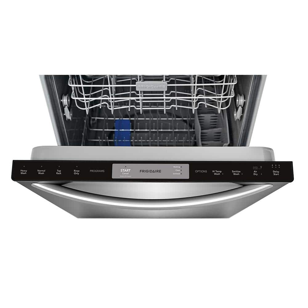 frigidaire 24 in. stainless steel top control built in tall tub dishwasher, energy star, 54 dba