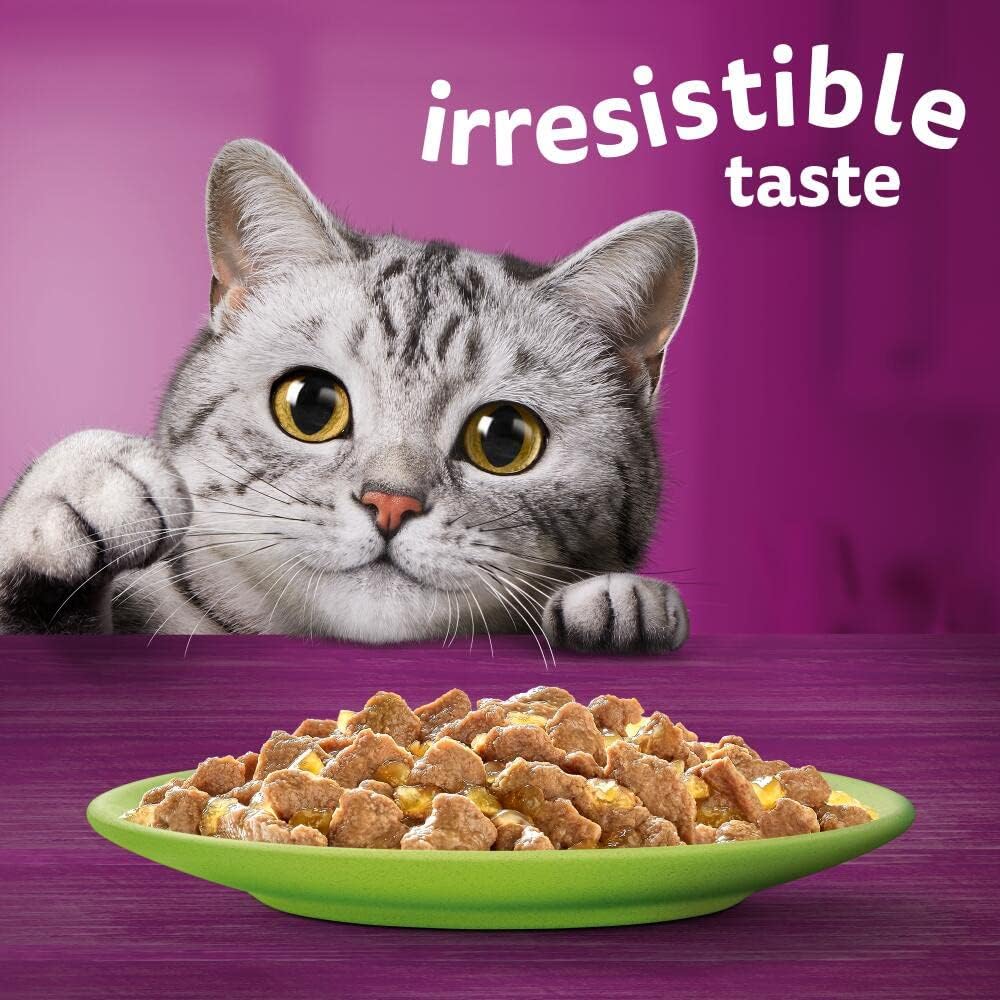 whiskas 1 plus adult mixed selection in jelly 84 pouches, adult wet cat food, megapack (84 x 85 g) whiskas 1 plus adult mixed selection in jelly 84 pouches, adult wet cat food, megapack (84 x 85 g)