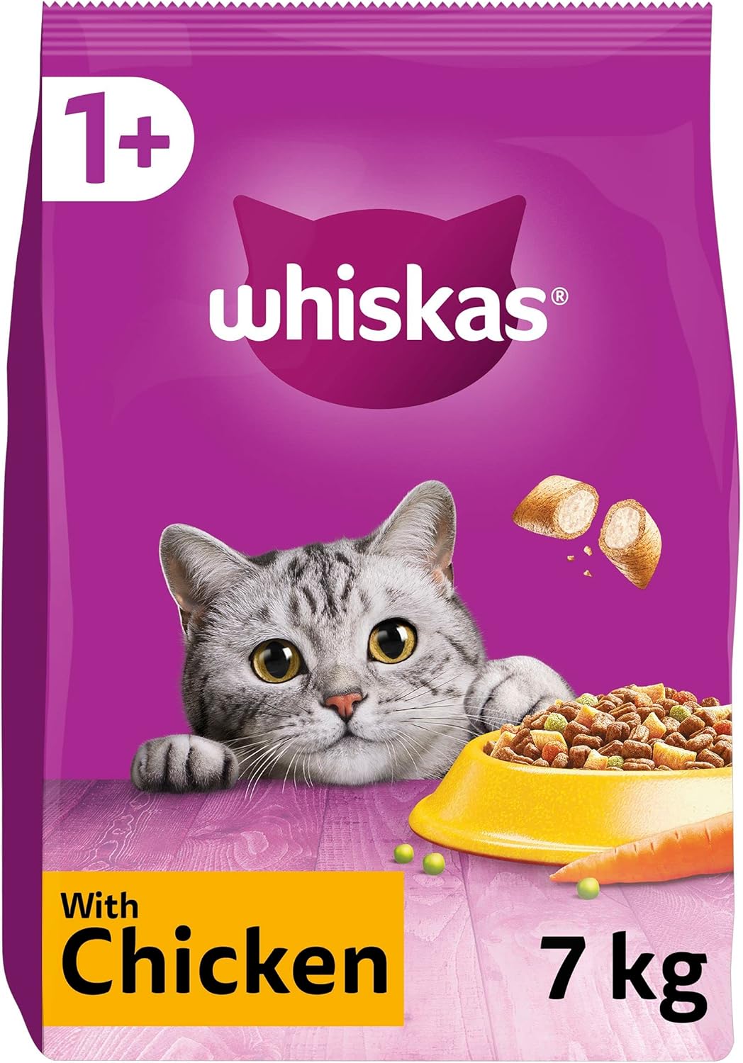 whiskas adult dry cat food 7kg with chicken whiskas adult dry cat food 7kg with chicken
