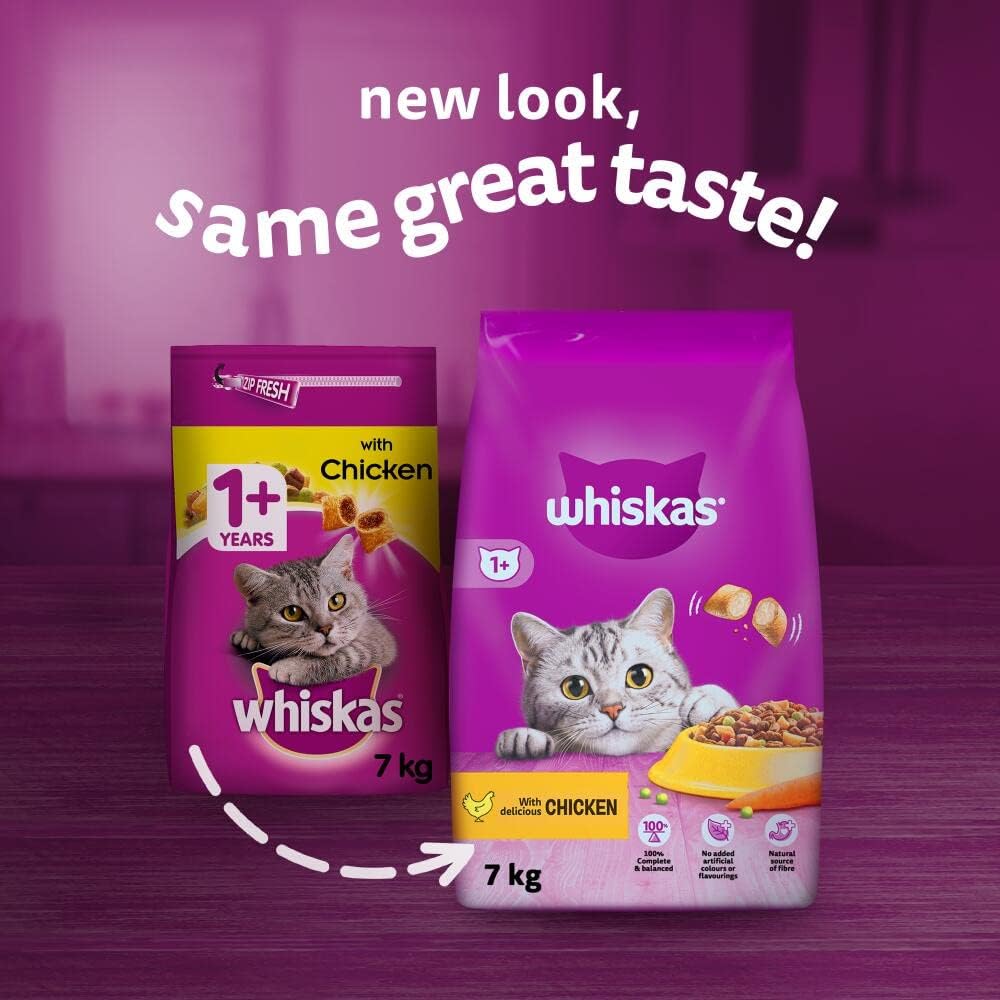 whiskas adult dry cat food 7kg with chicken whiskas adult dry cat food 7kg with chicken