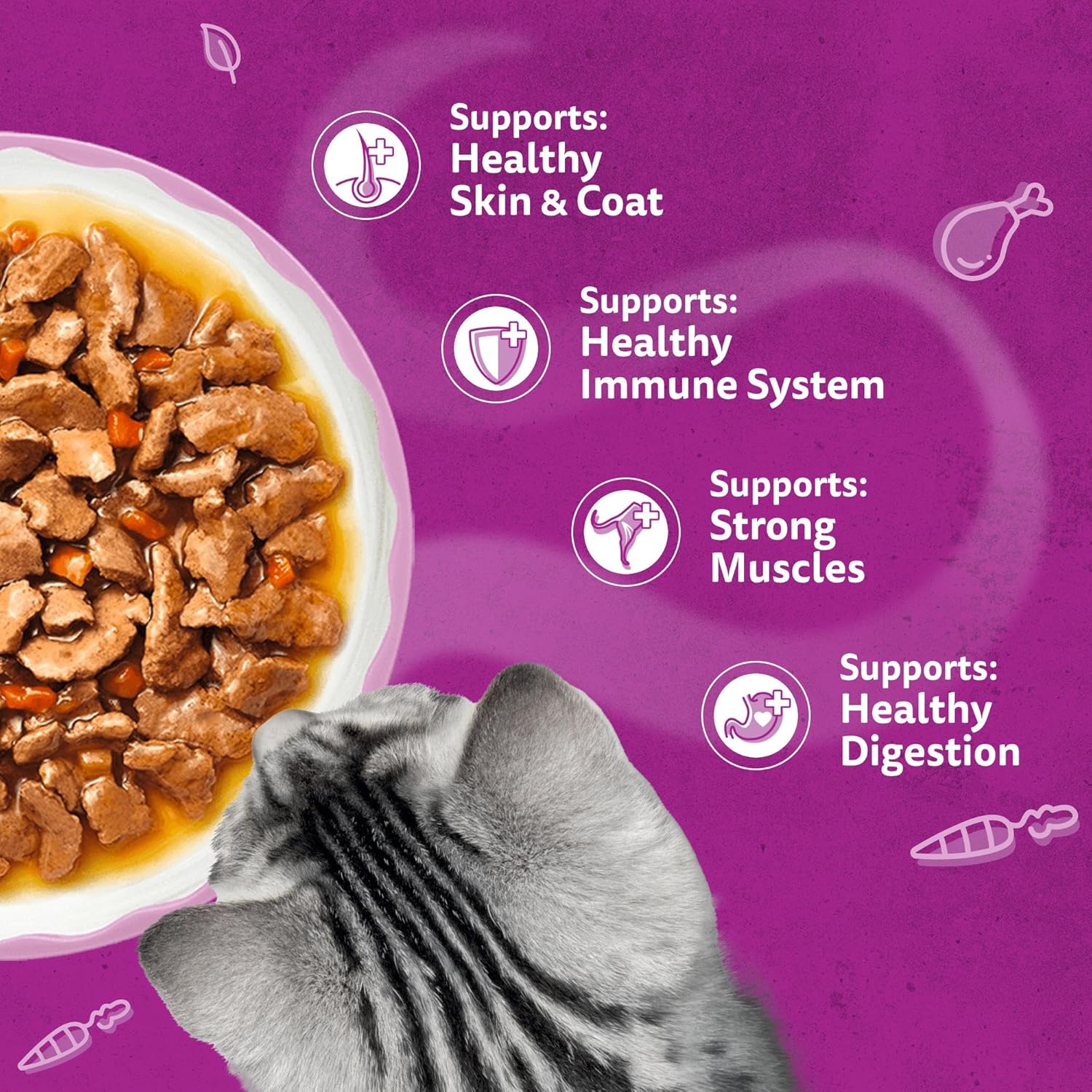 whiskas aromatic adult wet cat food in gravy 40x85g fragrant fusions whiskas aromatic adult wet cat food in gravy 40x85g fragrant fusions