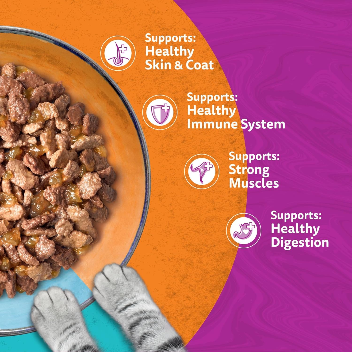 whiskas duo adult wet cat food in jelly 40x85g surf & turf whiskas duo adult wet cat food in jelly 40x85g surf & turf