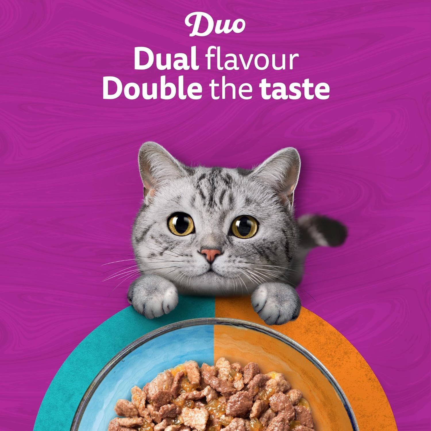 whiskas duo adult wet cat food in jelly 40x85g surf & turf whiskas duo adult wet cat food in jelly 40x85g surf & turf