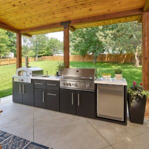 emory 12′ outdoor kitchen island