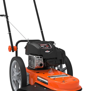 yard force yf22 hwt high wheeled trimmer gas powered walk behind 22″ 163cc engine new