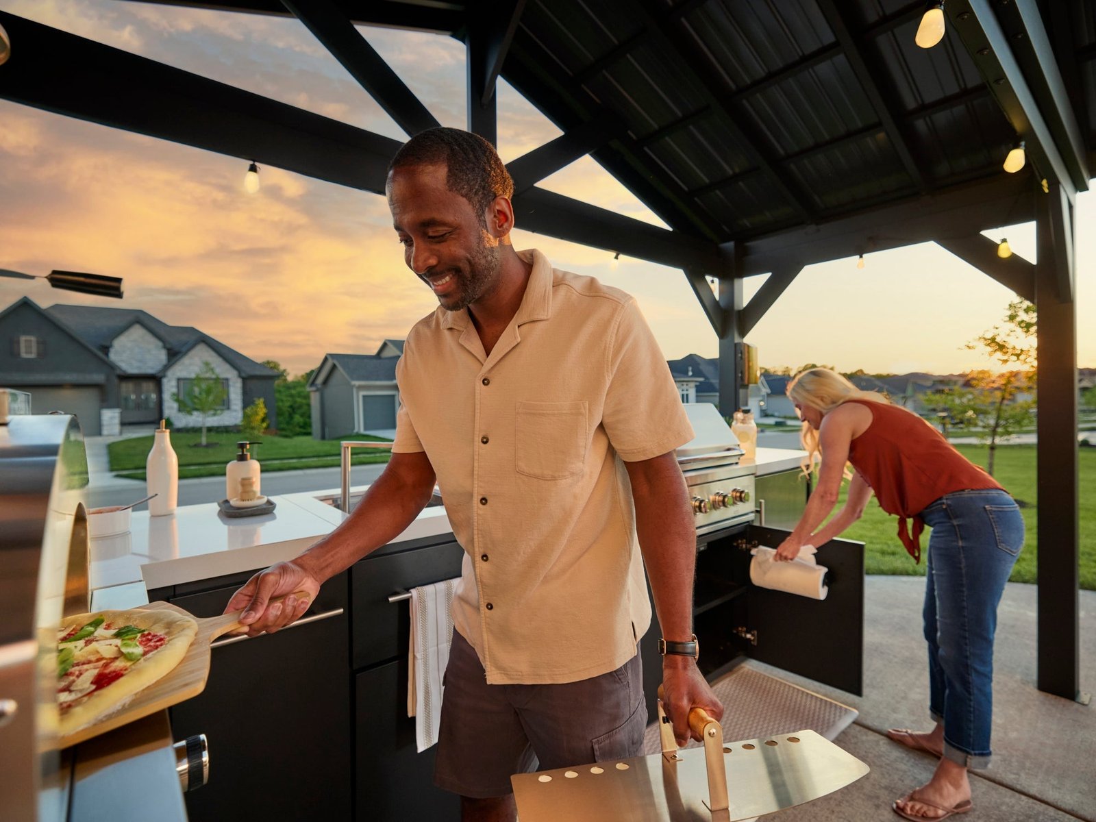 lancaster l shape outdoor kitchen lancaster l shape outdoor kitchen