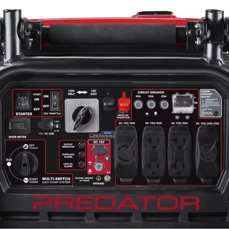 predator super quiet inverter 9500 watt generator with co secure technology predator super quiet inverter 9500 watt generator with co secure technology