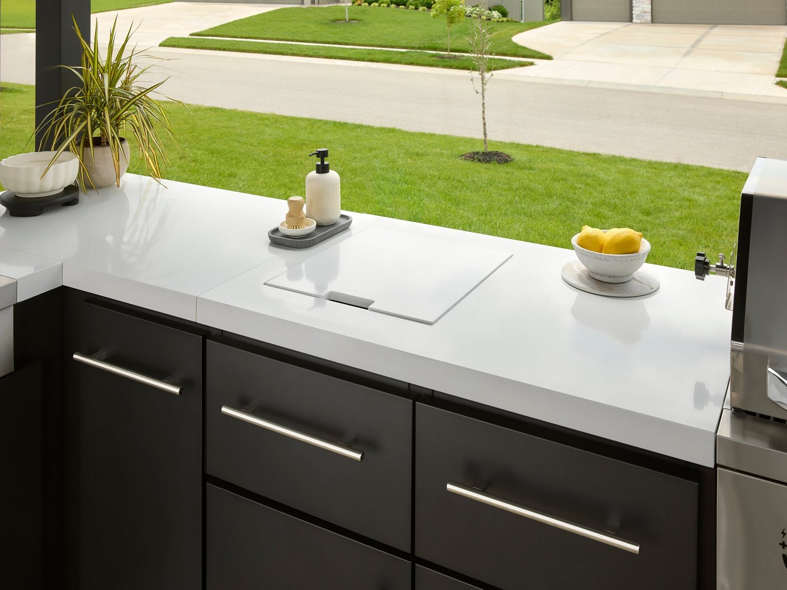 lancaster l shape outdoor kitchen lancaster l shape outdoor kitchen